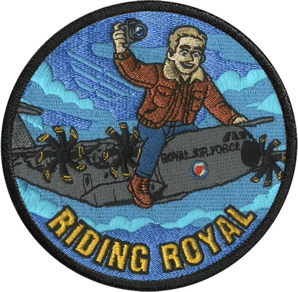 Sam Eckholm Riding Royal RAF A400M Embroidered Patch - Badass Patches