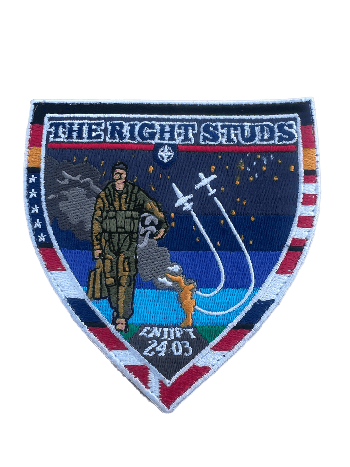 Sheppard 24 - 03 ENJJPT NATO UPT The Right Studs Patch - Badass Patches