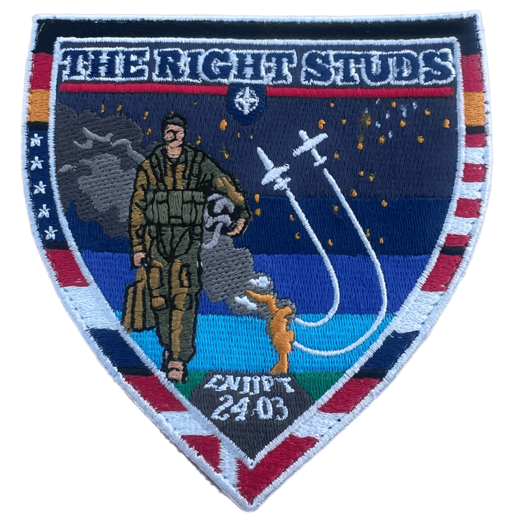 Sheppard 24 - 03 ENJJPT NATO UPT The Right Studs Patch - Badass Patches
