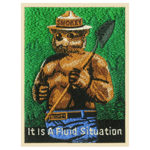 Smoky The Bear FLUID - Badass Patches