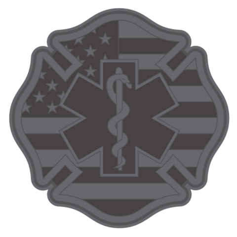 Stealth Fire Paramedic PVC Patch - Badass Patches