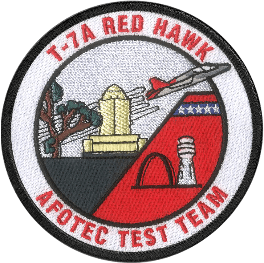 T-7A Red Hawk AFOTEC Test Team Embroidered Patch - Badass Patches