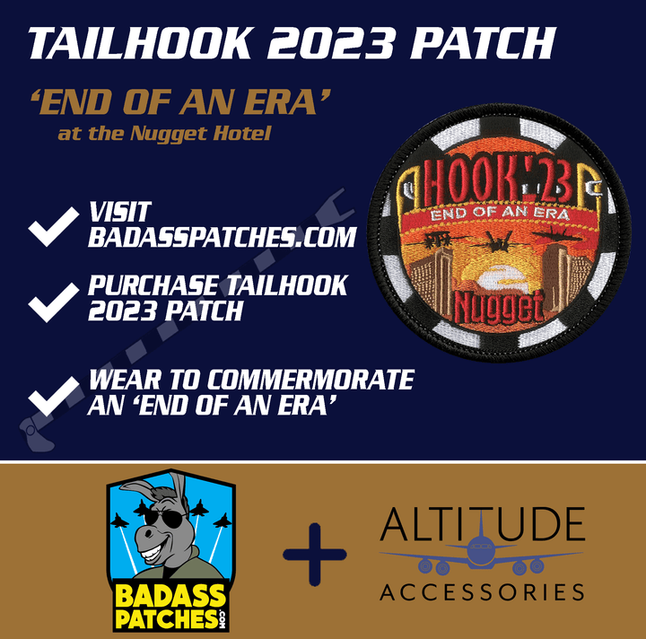 Tailhook 2023 Patch - End of an Era - Badass Patches