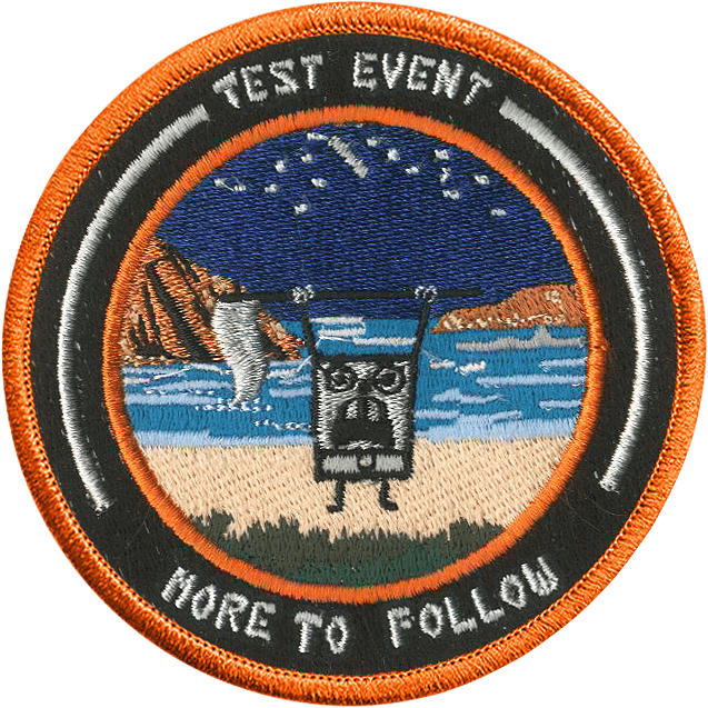 Test Event 24 Embroidered Patch - Badass Patches