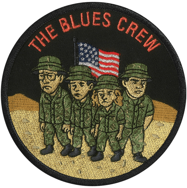 The Blues Crew Embroidered Patch - Badass Patches