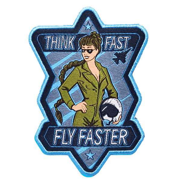 Think Fast - Studio Elise - Woven Patch - Badass Patches