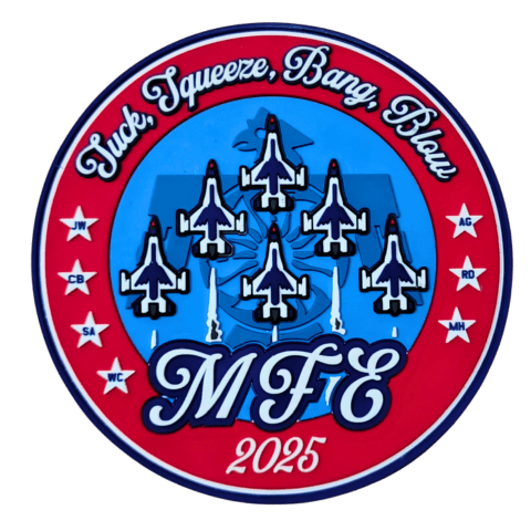 Thunderbirds MFE 2025 PVC Patch – Badass Patches