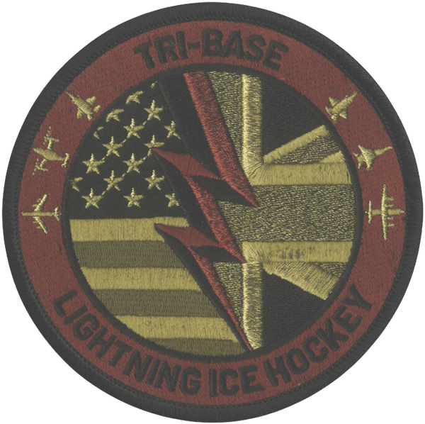 Tri - Base Lightning Ice Hockey OCP - Badass Patches