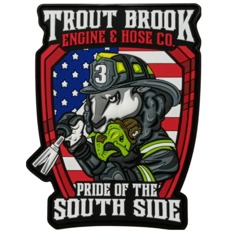 Trout Brook Engine and Hose - Badass Patches