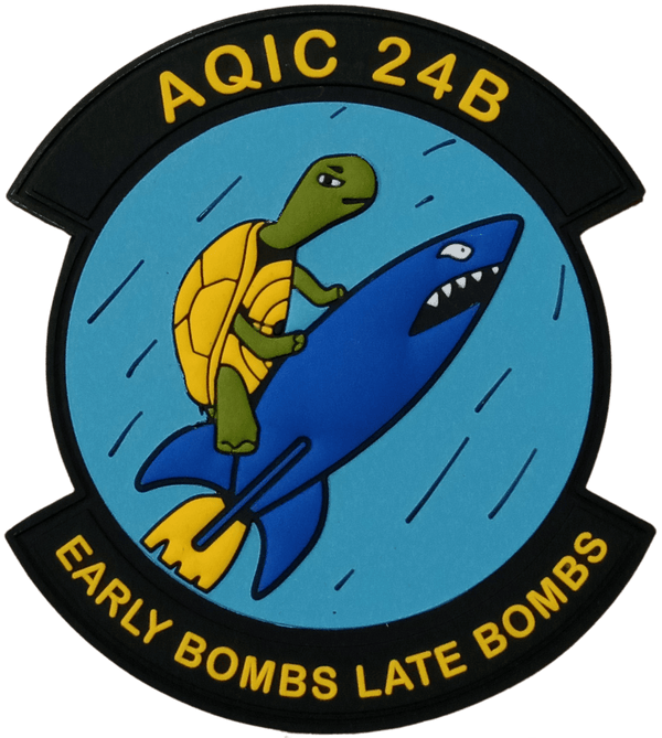 Turtle Shark Rocket AQIC 24B - Badass Patches