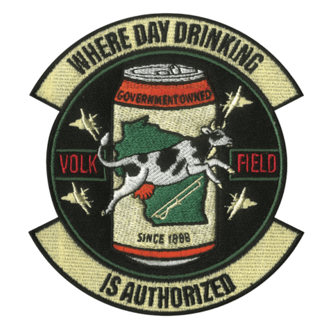 Volk Field Cow Embroidery Patch - Badass Patches