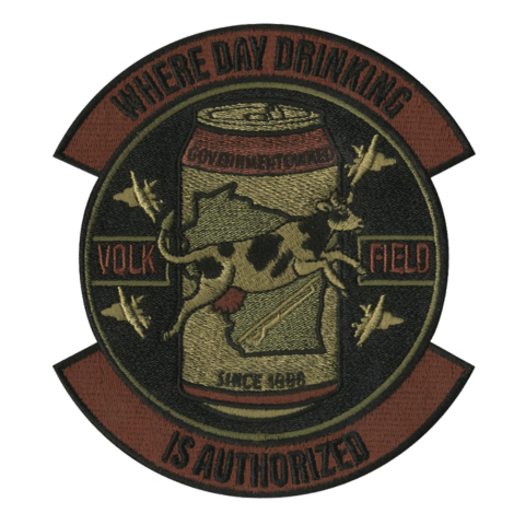 Volk Field Cow OCP Embroidery Patch - Badass Patches