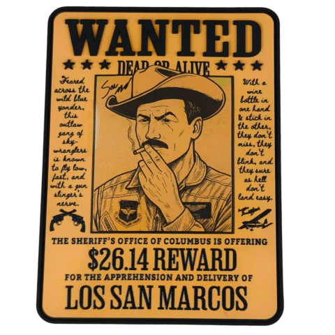 Wanted 26.16 Los San Marcos PVC Patch - Badass Patches