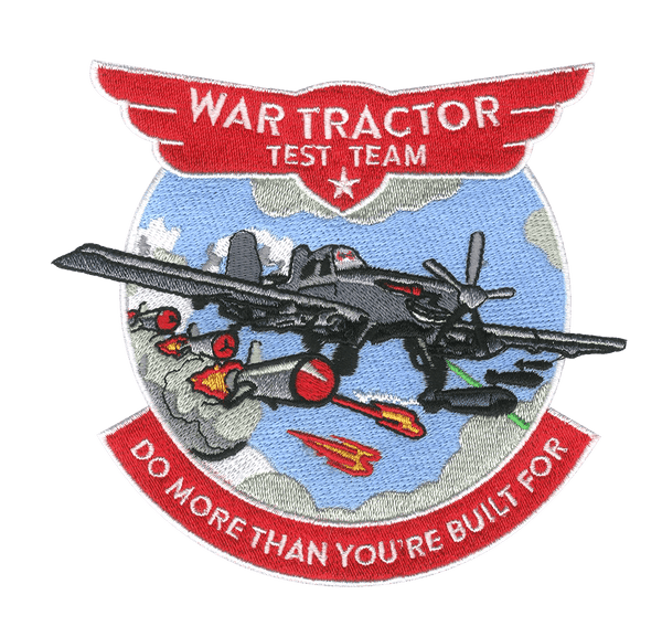 War Tractor Test Team - Embroidered Patch - Badass Patches