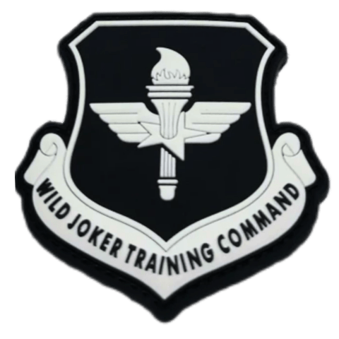 Wild Joker Training Command PVC Patch - Badass Patches