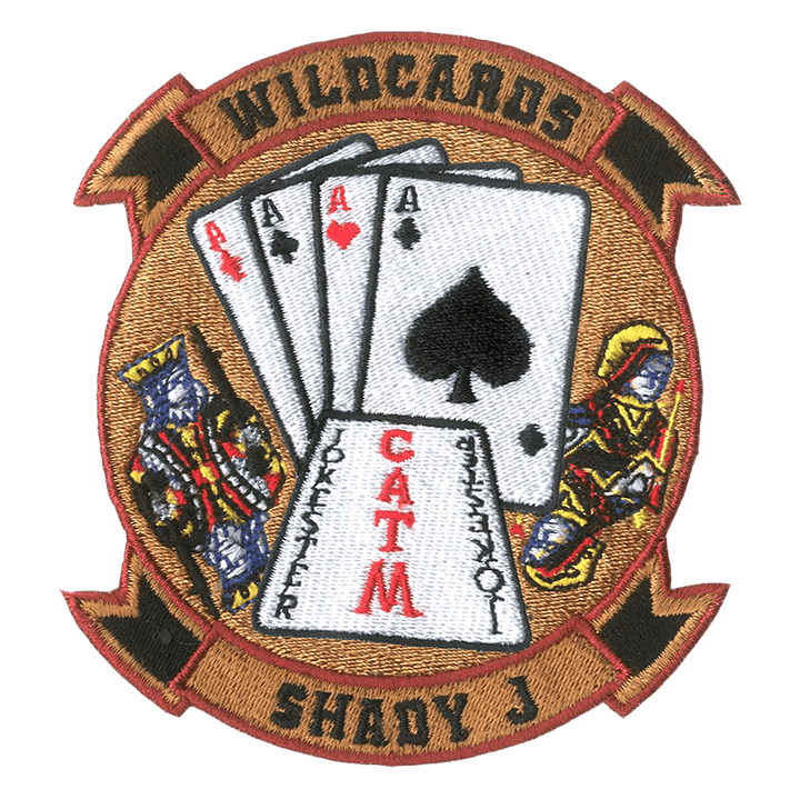 Wildcards King Queen - Badass Patches