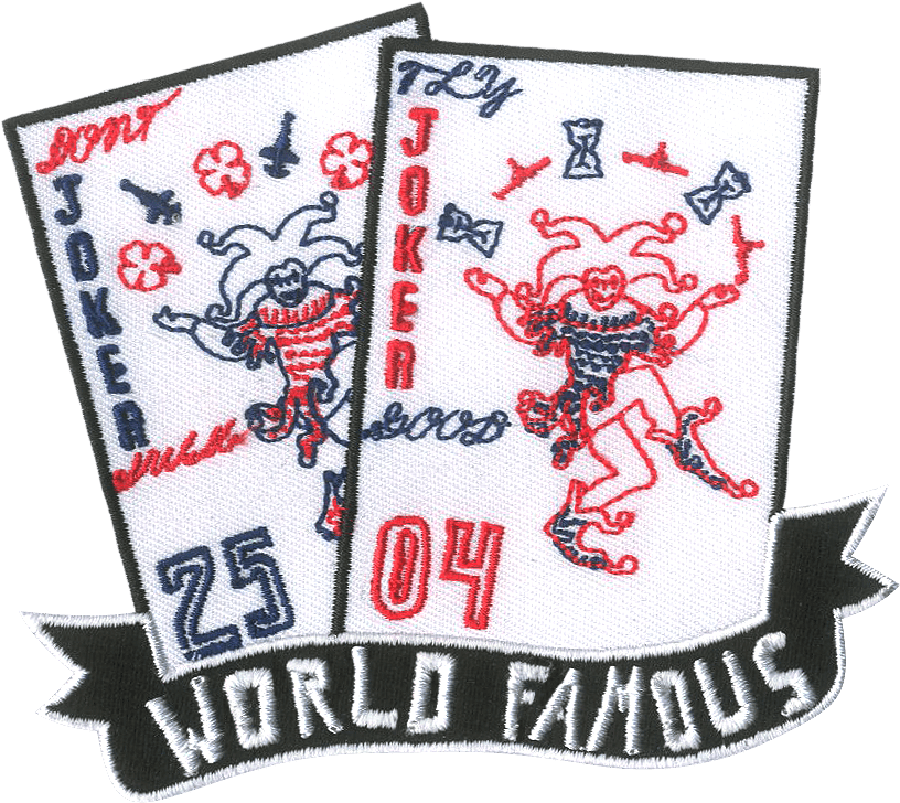 World Famous 25-04 Embroidered Patch – Badass Patches