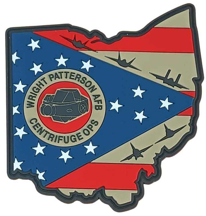 WPAFB Centrifuge V2 PVC Patch - Badass Patches