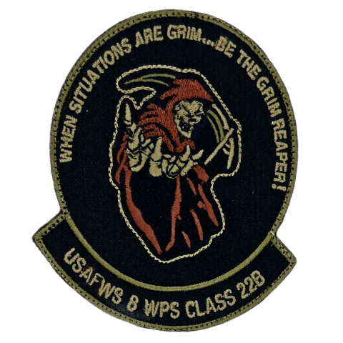 WPS Grim Reaper OCP Embroidery Patch - Badass Patches