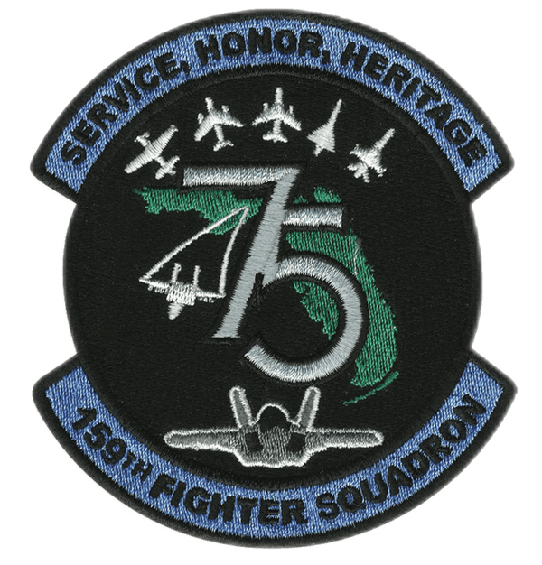 159 FS (F - 15 75th Anniversary) - Badass Patches
