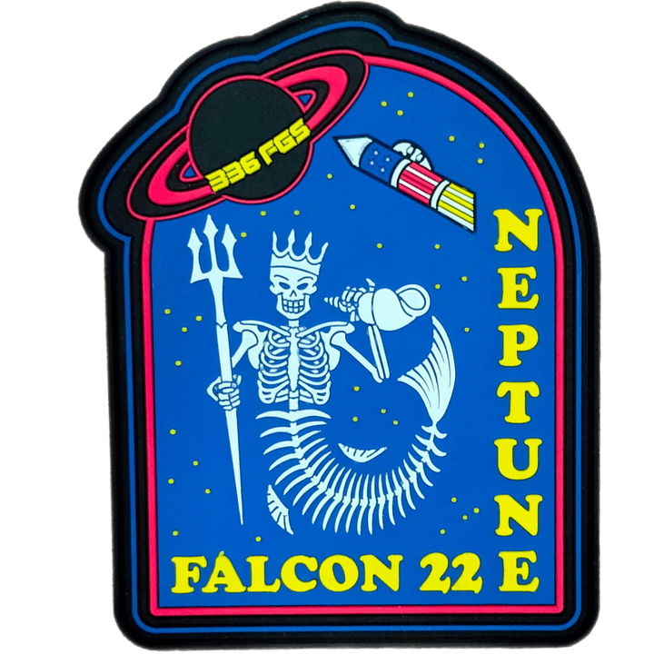 336 FGS Neptune MerSkeleton PVC Patch - Badass Patches
