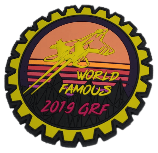 336 FS World Famous GRF PVC Patch - Badass Patches