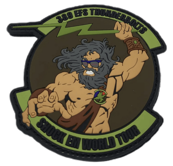 389 EFS Thunderbolts Badass PVC Patch - Badass Patches
