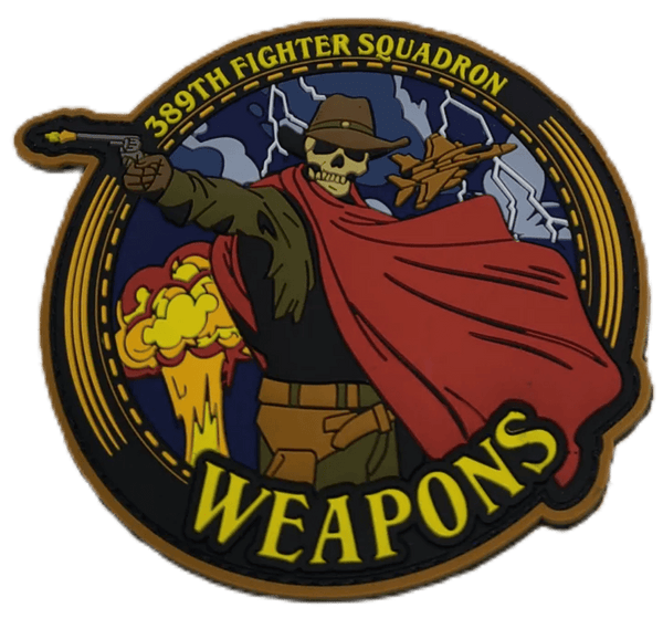 389 FS T - Bolts Weapons PVC Patch - Badass Patches