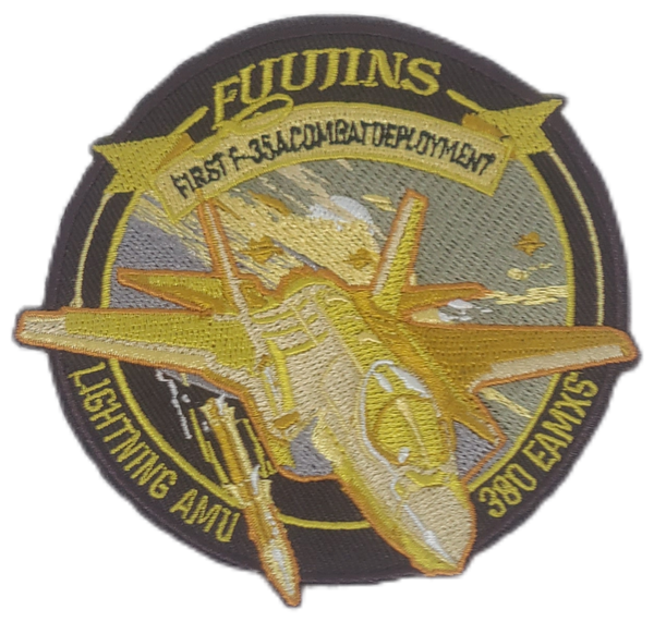 Fuujins F-35 First Combat Deployment Patch