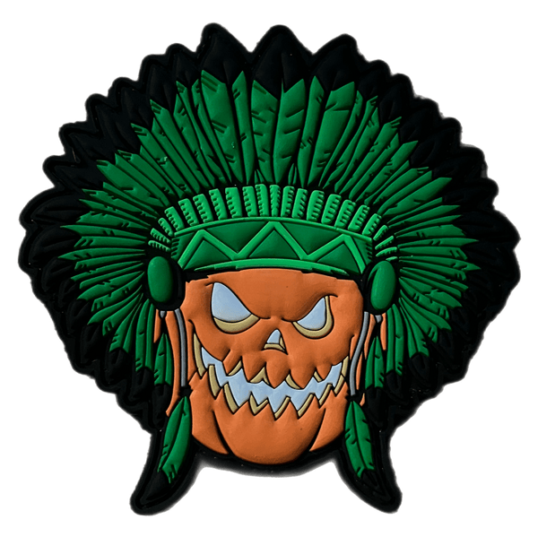 Chief Pumpkin Haunted Halloween - Badass Patches