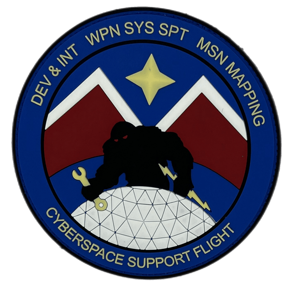 Cyberspace Gorilla PVC Patch - Badass Patches