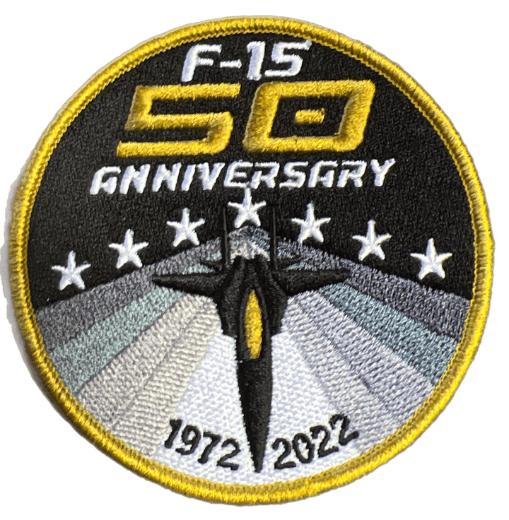 F - 15 50th Anniversary Embroidery - Badass Patches