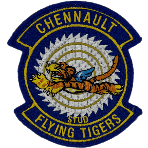 Flying Tiger Studs Embroidered Patch - Badass Patches