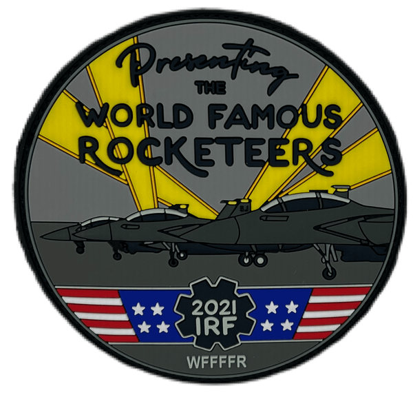 Presenting the World Famous Rocketeers PVC Patch - Badass Patches