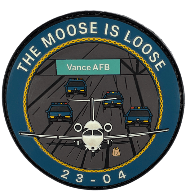Vance 23 - 04 UPT T - 1 Track Select Moose is Loose Patch - Badass Patches